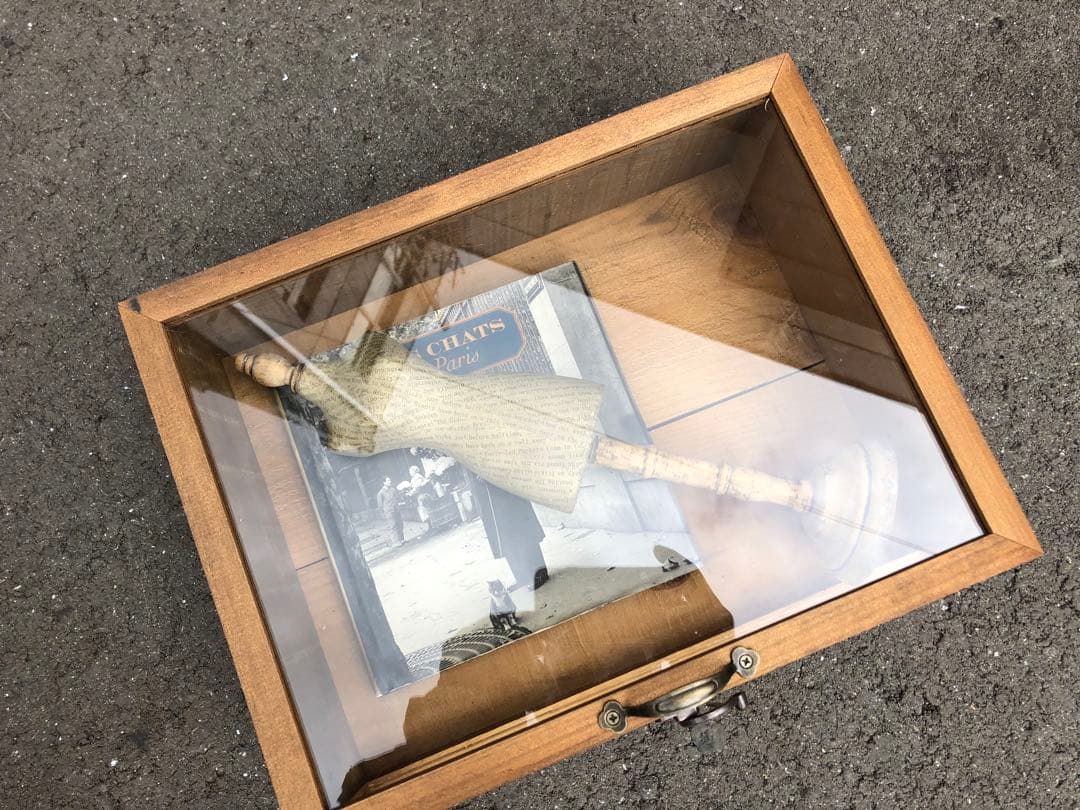 ショーケースとスタンドと猫の本