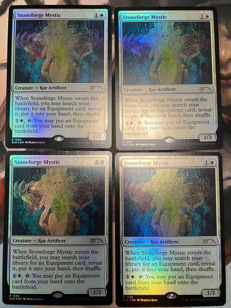 MTG 石鍛治の神秘家 secret lair英語 FOIL4枚