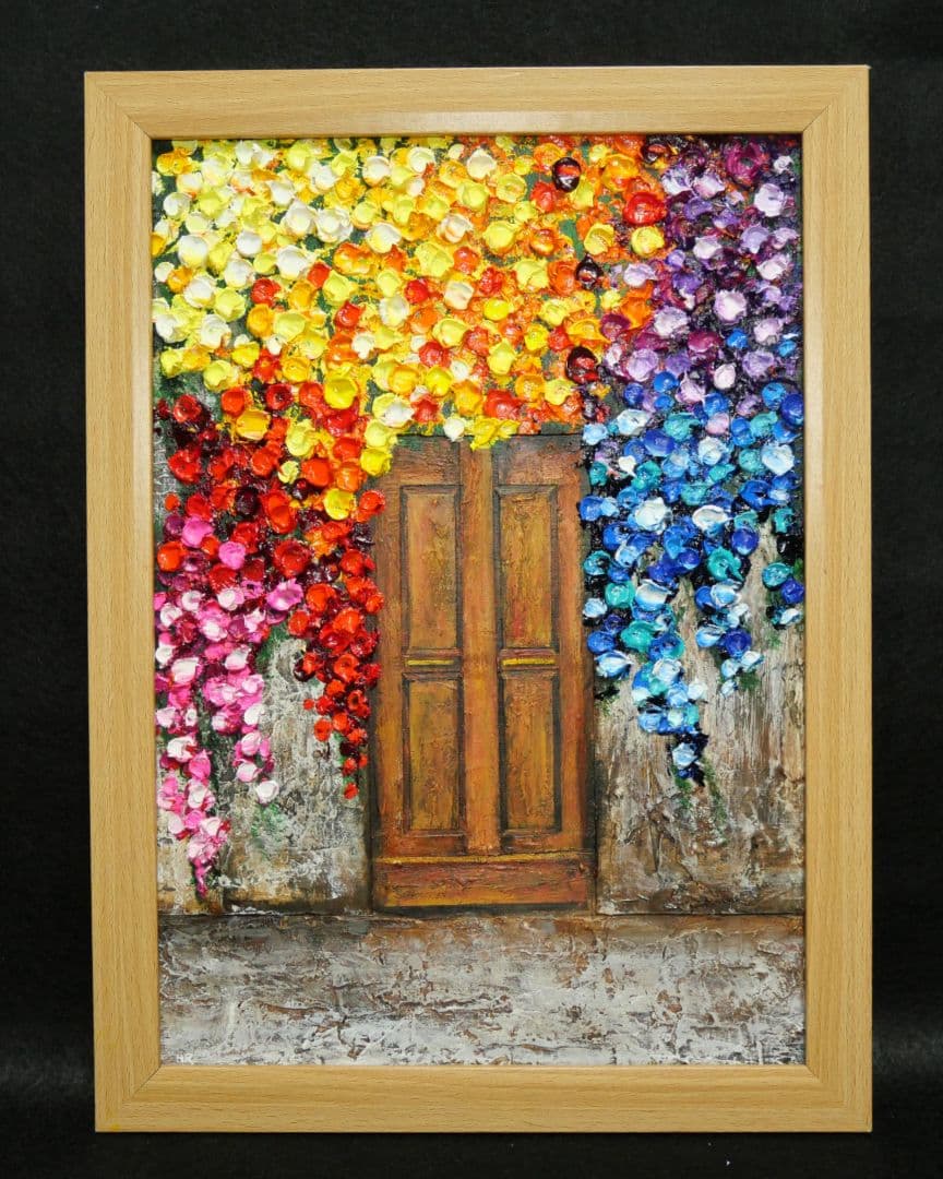 油絵 油彩 油彩画 絵 絵画 【扉】