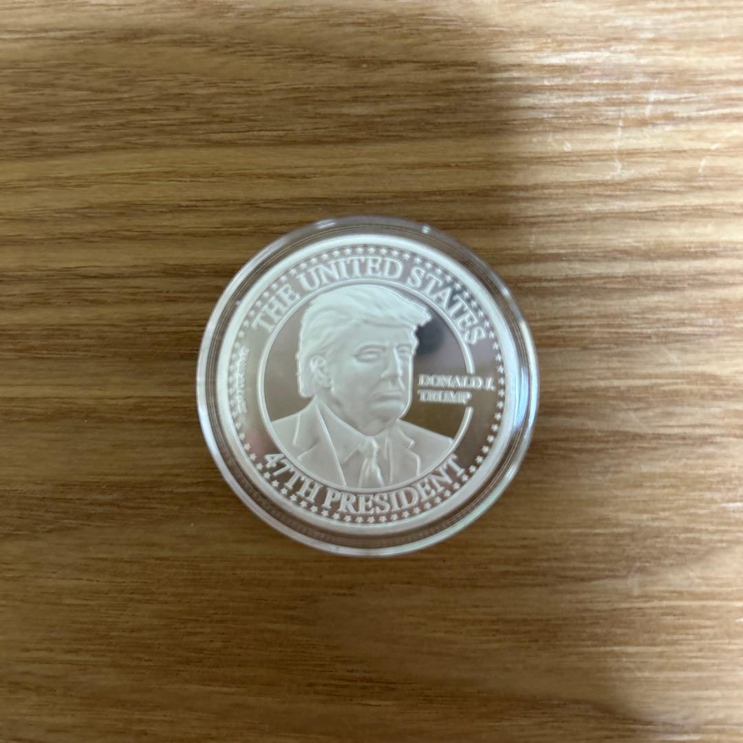 純銀　第47代アメリカ大統領選出記念メダル