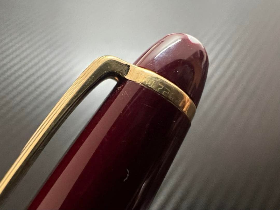 美品 144 M ボルドー 中白 モンブラン 万年筆