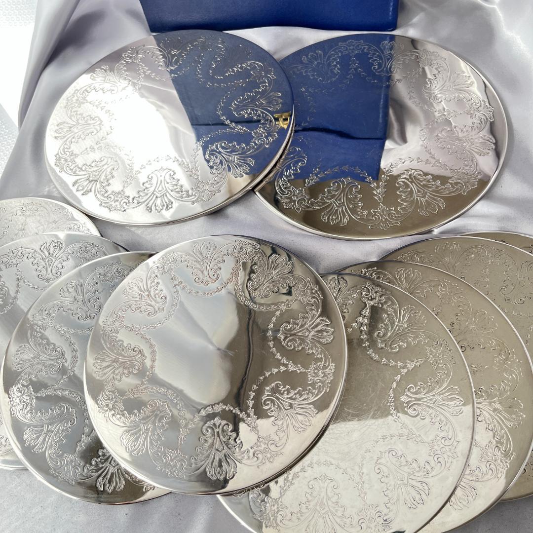 【英国】 プレースマット 8枚17cm / サービングマット 2枚23cm