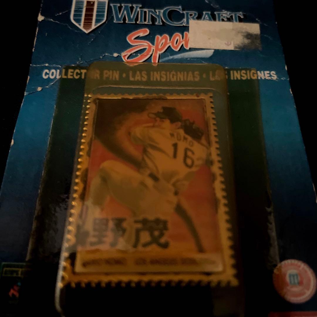 激レア 未開封 野茂英雄 ピンバッジ プロ野球　海外正規店購入