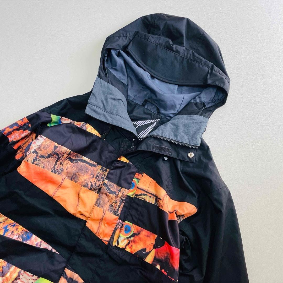 6734 ボルコム　ジャケット　スノボウェア　メンズ　ボーダー　アニマル柄