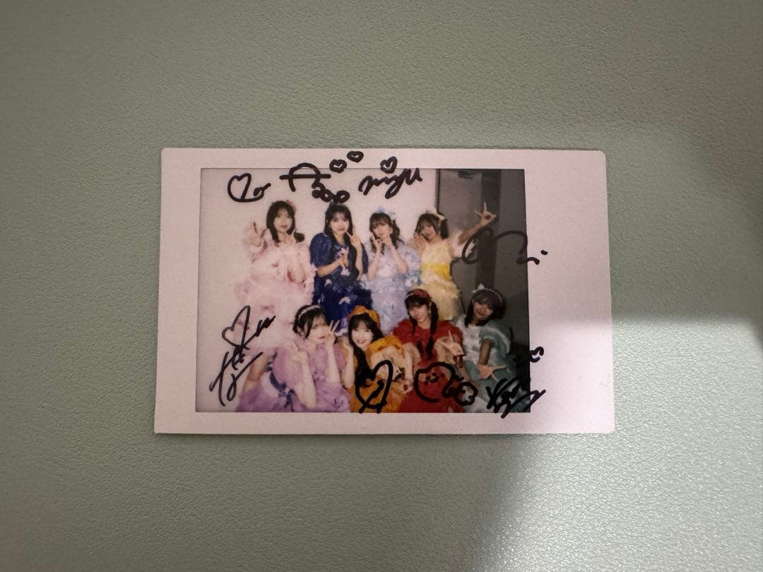 南*ル様 CUTIE STREET 全メンバーサイン入り集合チェキ