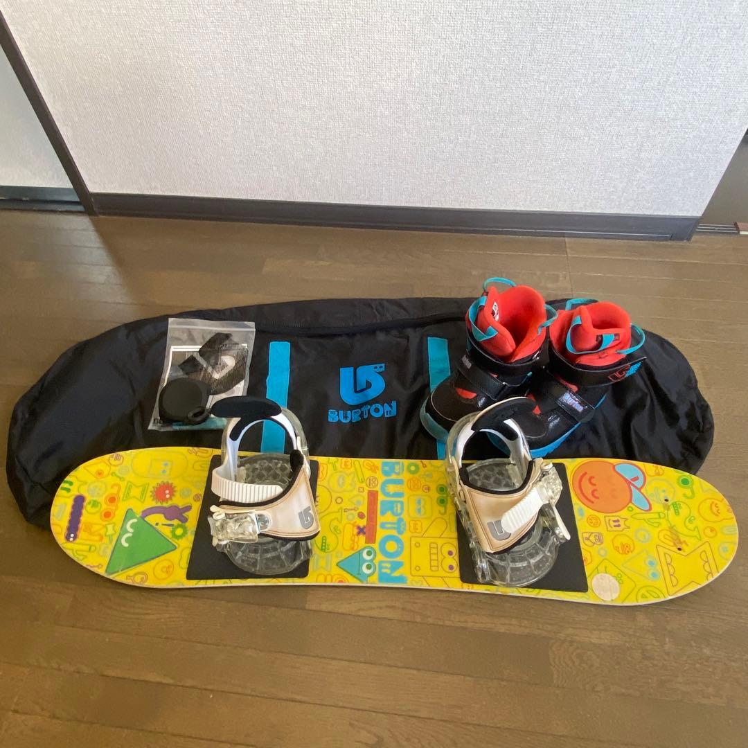 バートン　キッズ　 スノーボード3点セット　90