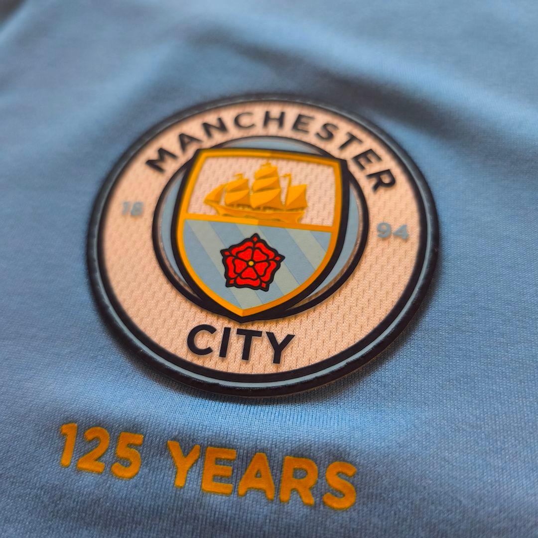 マンチェスター・シティ 125周年記念シャツ 水色 PUMA oasis