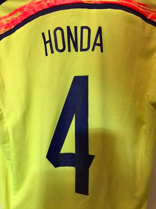 正規品 adidas 日本代表「4」本田圭佑 半袖 M ユニフォーム