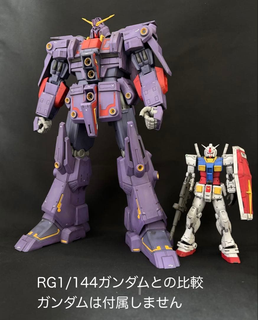 HGサイコガンダムMk-II 完成品（スミ入れ 部分塗装 ウェザリング仕上げ）