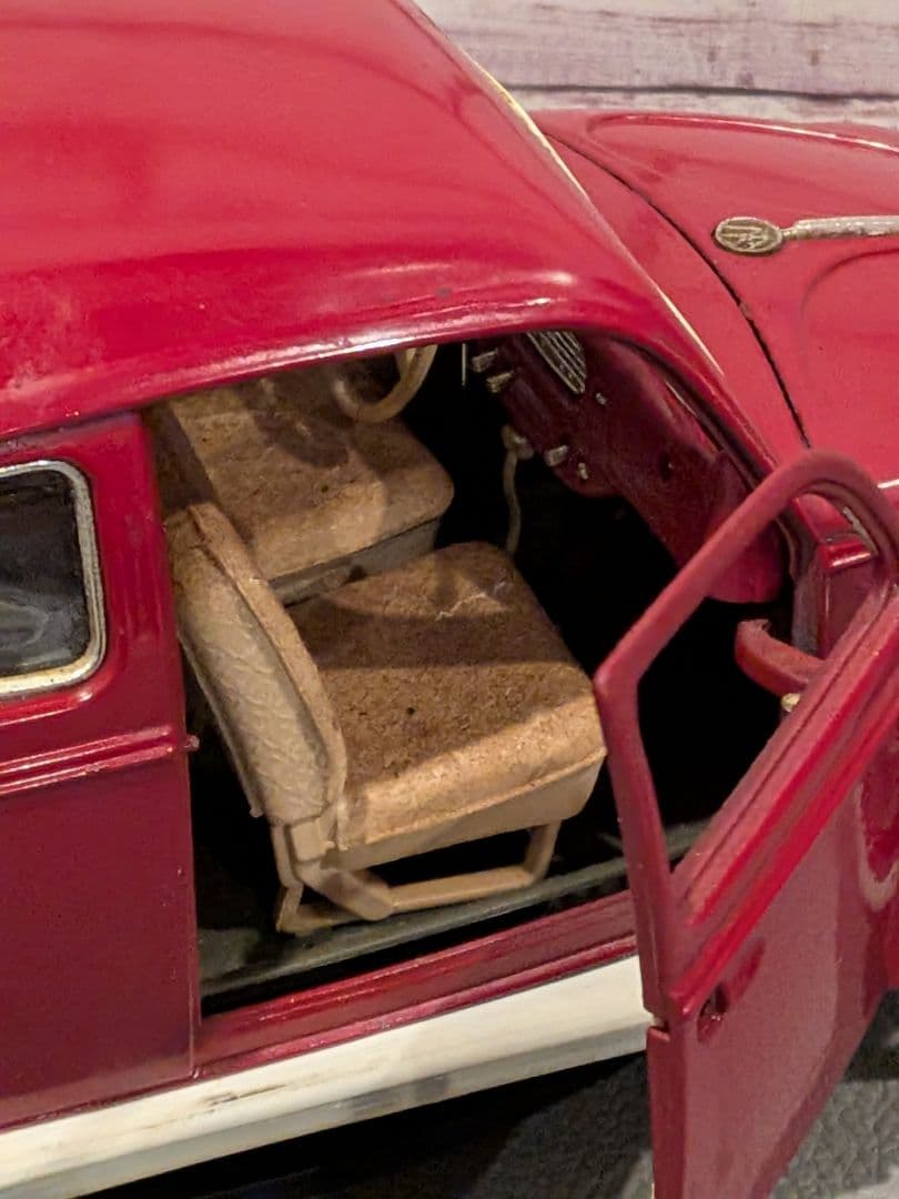 burago ブラーゴ ワインレッド ビートル 1/18 レトロ