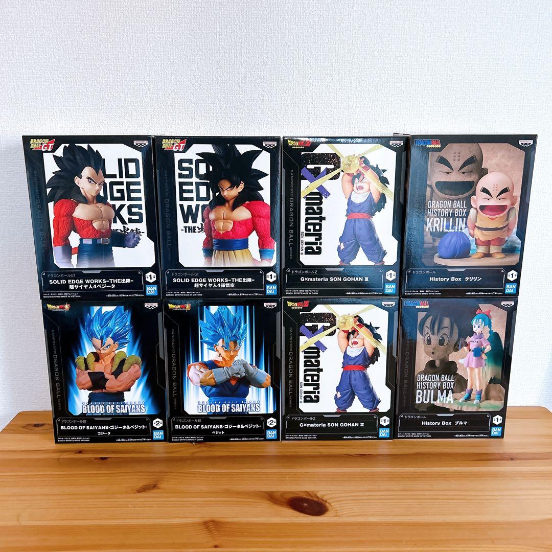 ドラゴンボール　孫悟空　孫悟飯　ベジット　ベジータ　ゴジータ　ブルマ　フィギュア