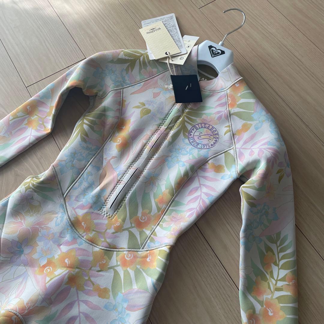 BILLABONG フローラル ロングスリーブスプリングウェットスーツ　Mサイズ