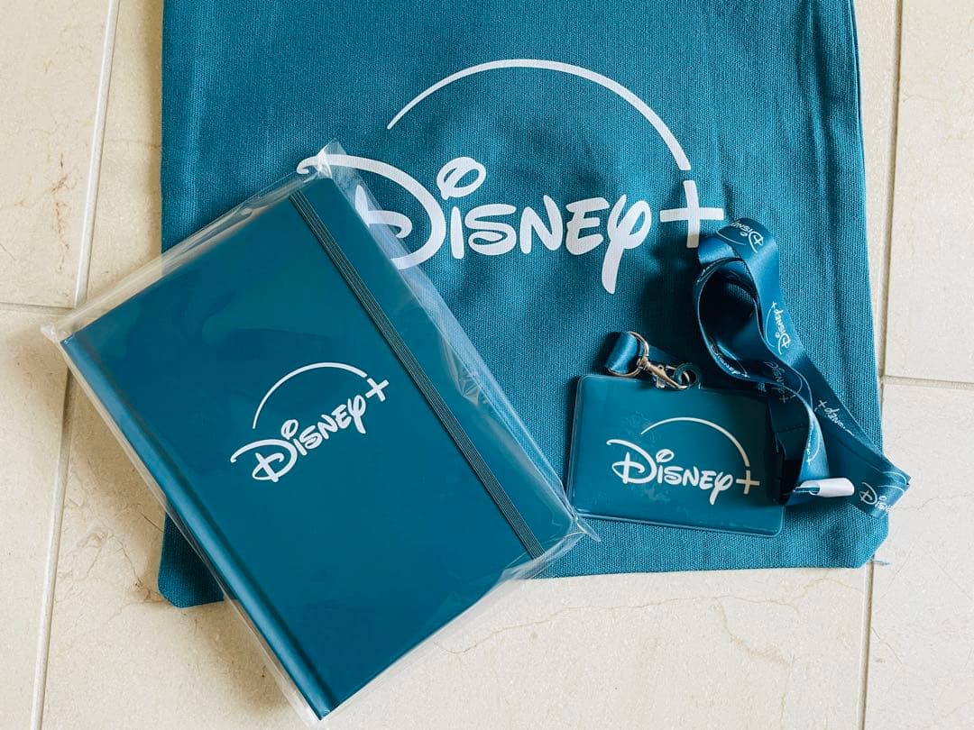 非売品　Disney+ トートバッグ ノート ストラップ セット