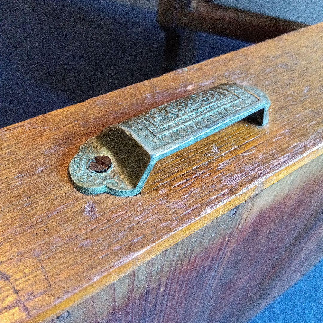 木製文机 引き出し付き ヴィンテージ　レトロ　昭和