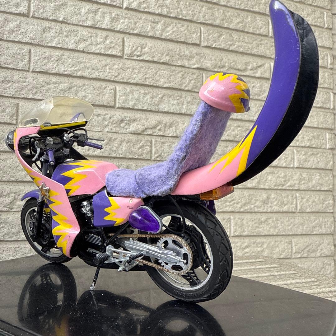 俺のマシン　CBX400F当時物　旧車會　暴走族　ロケット　3段シート　1/12