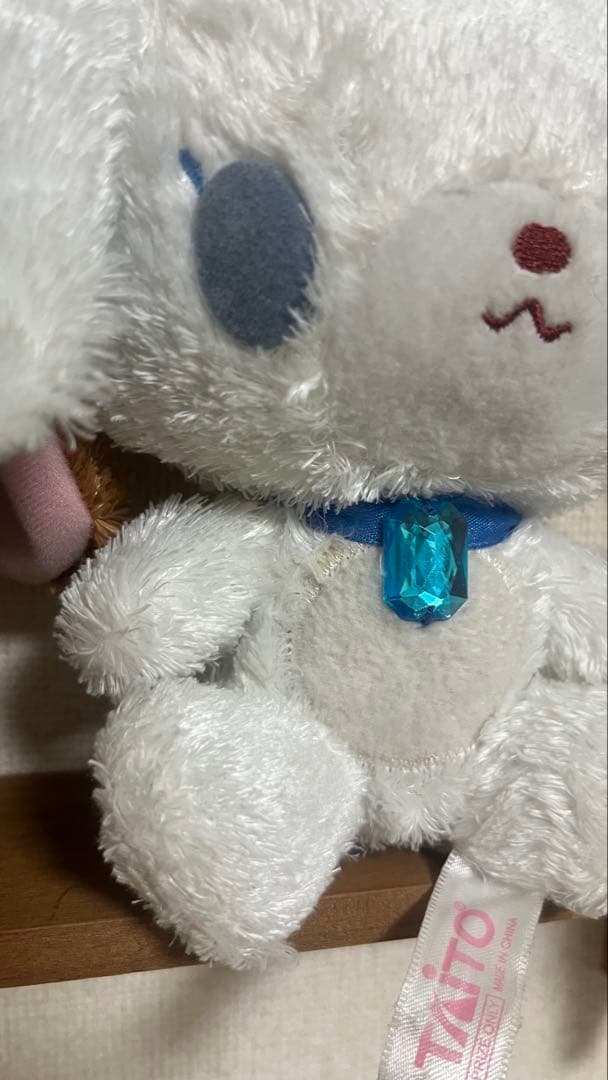 シュガーバニーズ くろうさ あおみみうさ　セット クリアアクセサリーぬいぐるみ