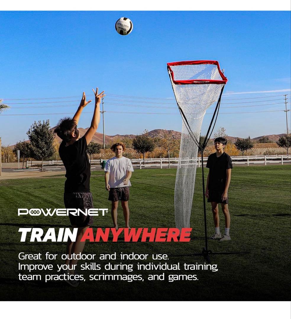 POWERNET バレーボール練習用ネット　セッター用ポータブルトレーニング