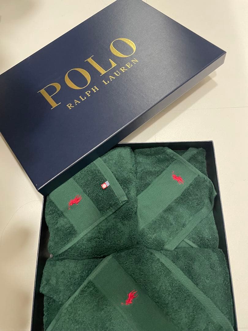 新品箱付き　Polo Ralph Lauren  Polo タオルセット