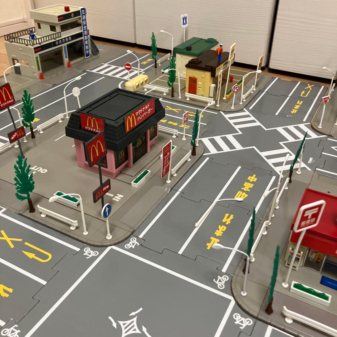 旧トミカタウン つながる道路 まとめ売り トミカタウン トミカ