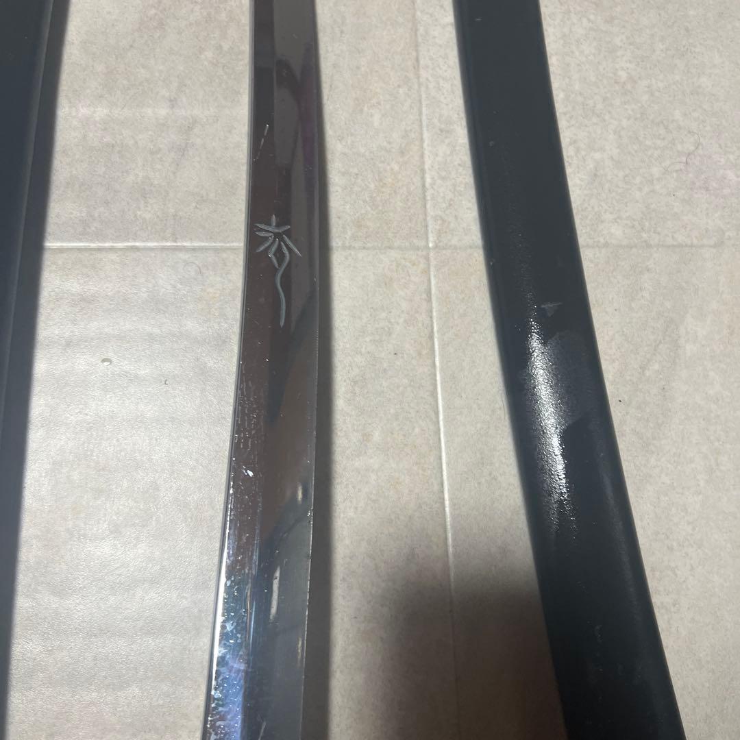 模造刀　波紋模様 ドラゴン彫刻