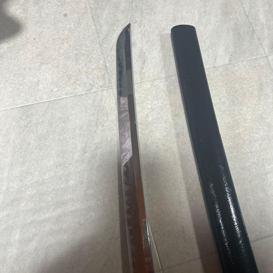 模造刀　波紋模様 ドラゴン彫刻