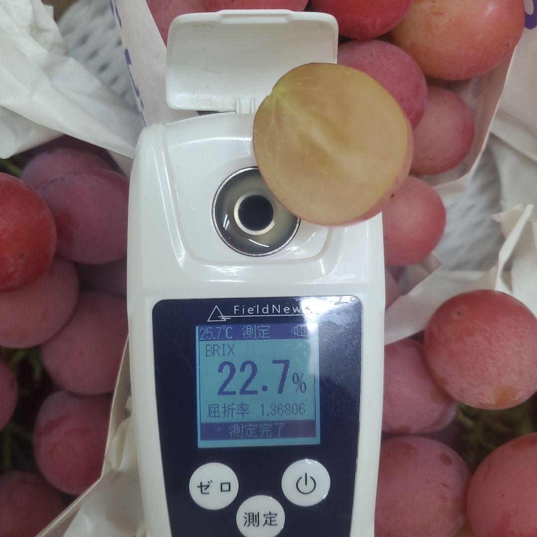 1⃣ 山梨県産 クイーンニーナ ７房入り 箱込み4.3キロ