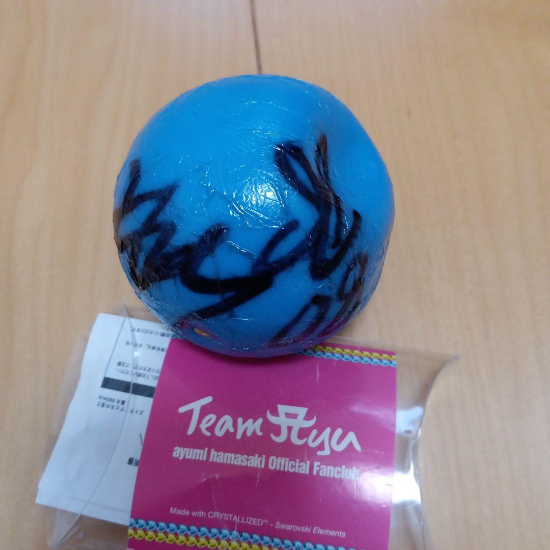 浜崎あゆみ　サインボール＆スワロフスキークリスタル