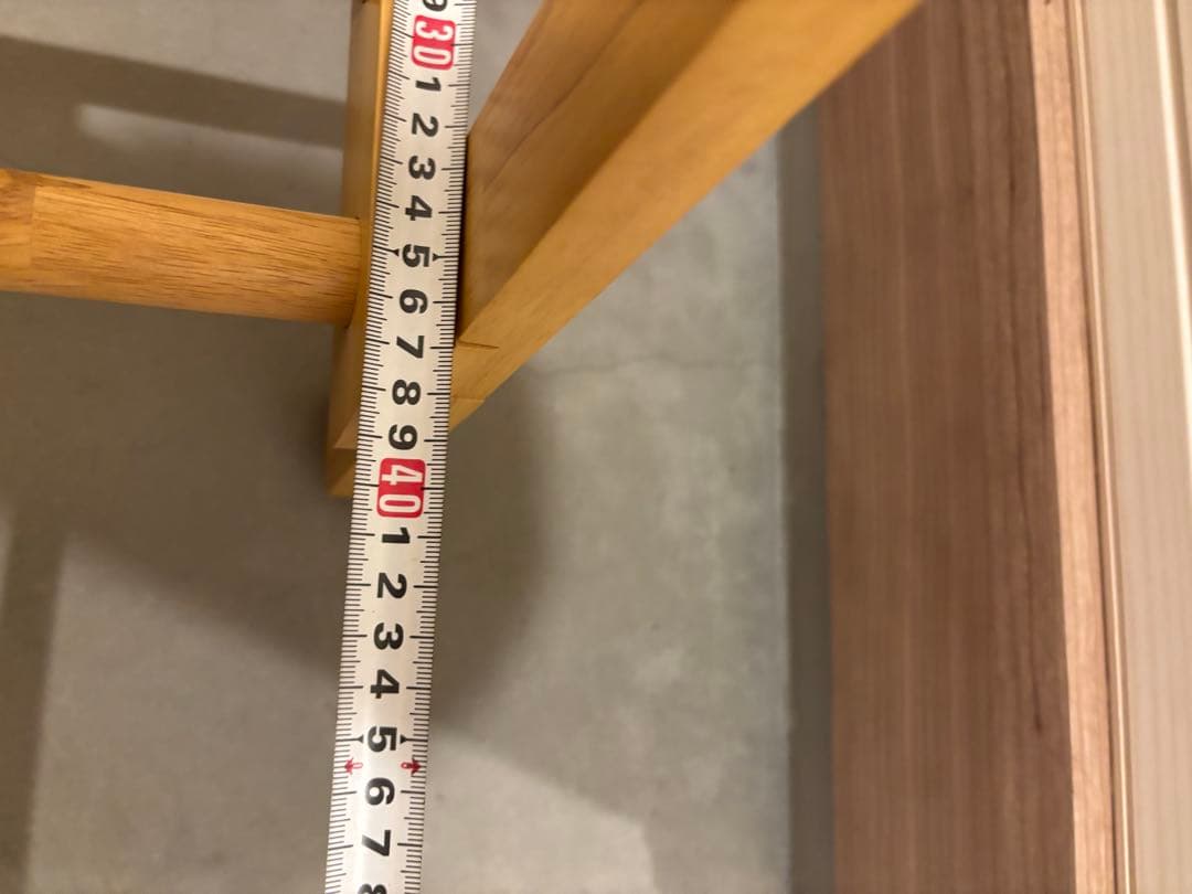 【未使用】木製ハンガーラック 衣類収納 ナチュラル 北欧風 2024年