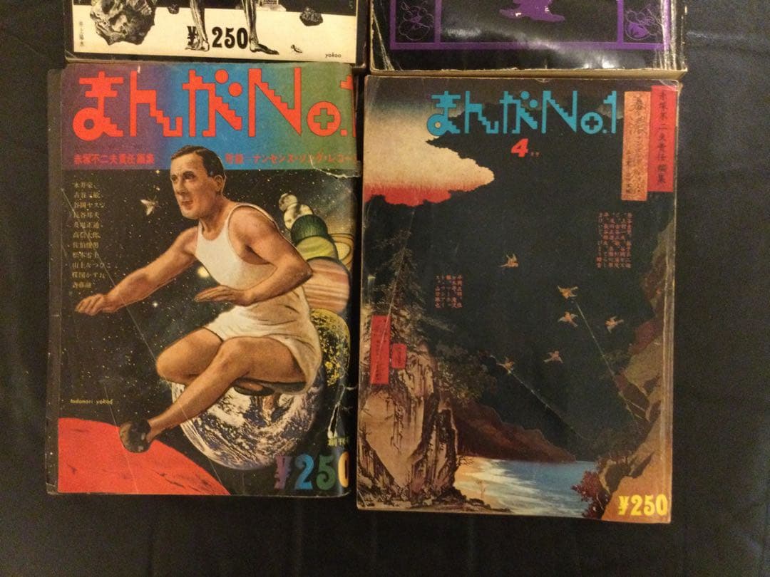 額装色紙、赤塚不二夫直筆「バガボンのパパ」は永遠です。