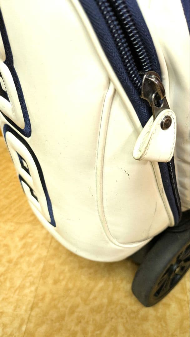 大型キャスター付き PEARLY GATES ホワイト/ネイビー