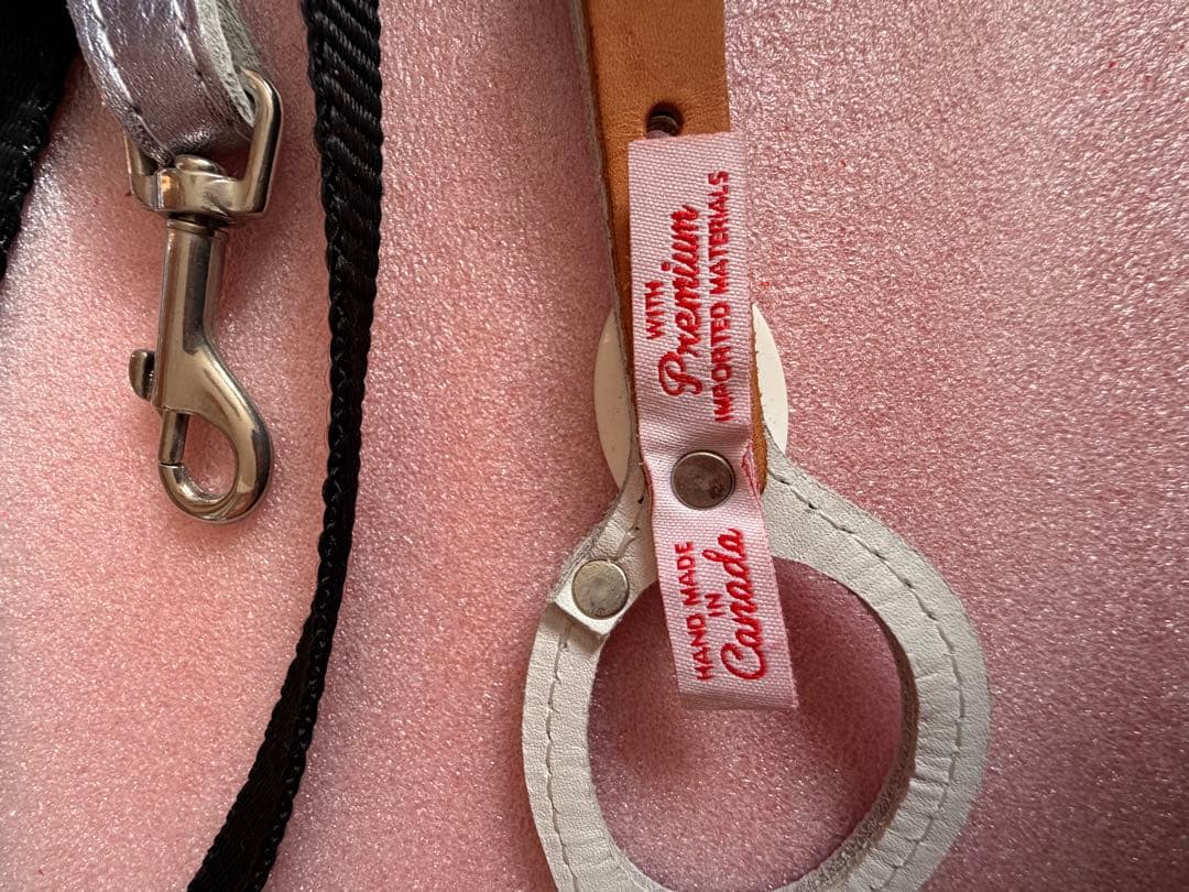 バディベルト　ラベンダーメタリック レザー ハーネス