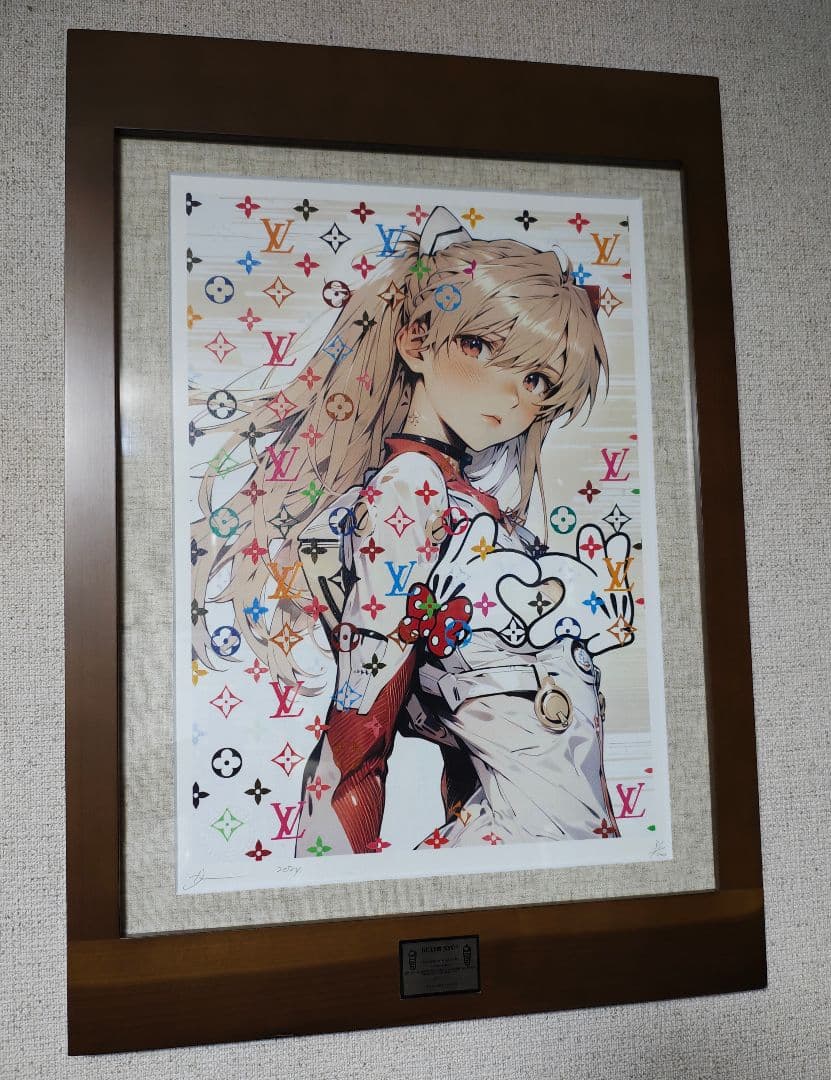 DEATH NYC アートポスター 証明書付き エヴァ アスカ ラングレー