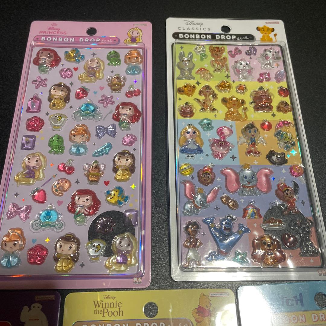 正規品　ディズニーボンボンドロップシール
