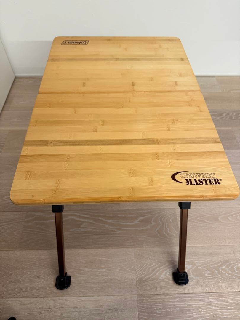 【専用】コールマン コンフォートマスター バンブーラウンジテーブル65