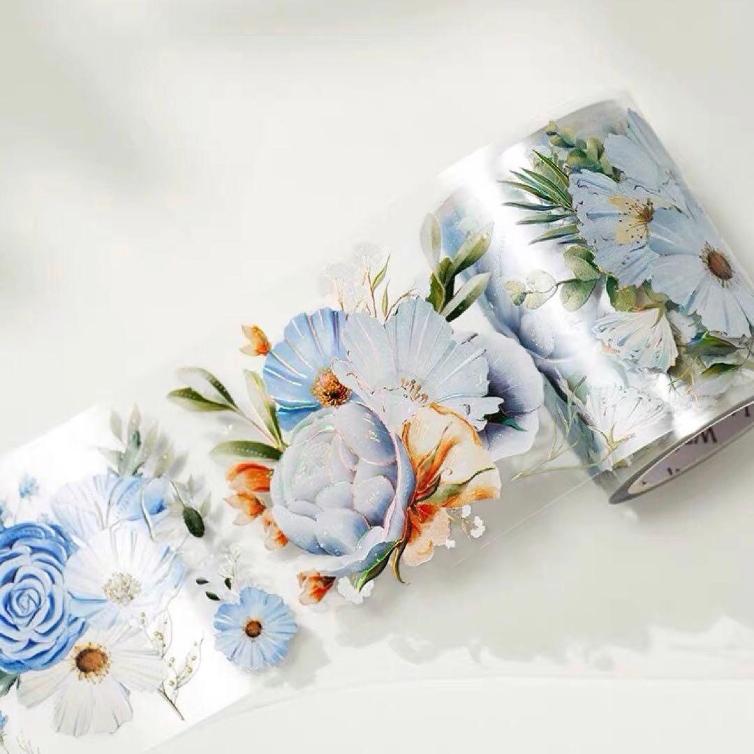 新品　カナダWT　枕星花影　PETタイプマスキングテープ　マステ