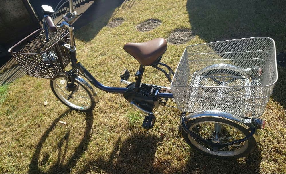 パナソニック　ビビライフ　三輪電動アシスト自転車 BE-ELR832　お引取です