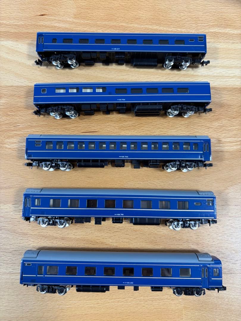 TOMIX Nゲージ JR24系25系 寝台特急あさかぜ仕様 5両セット