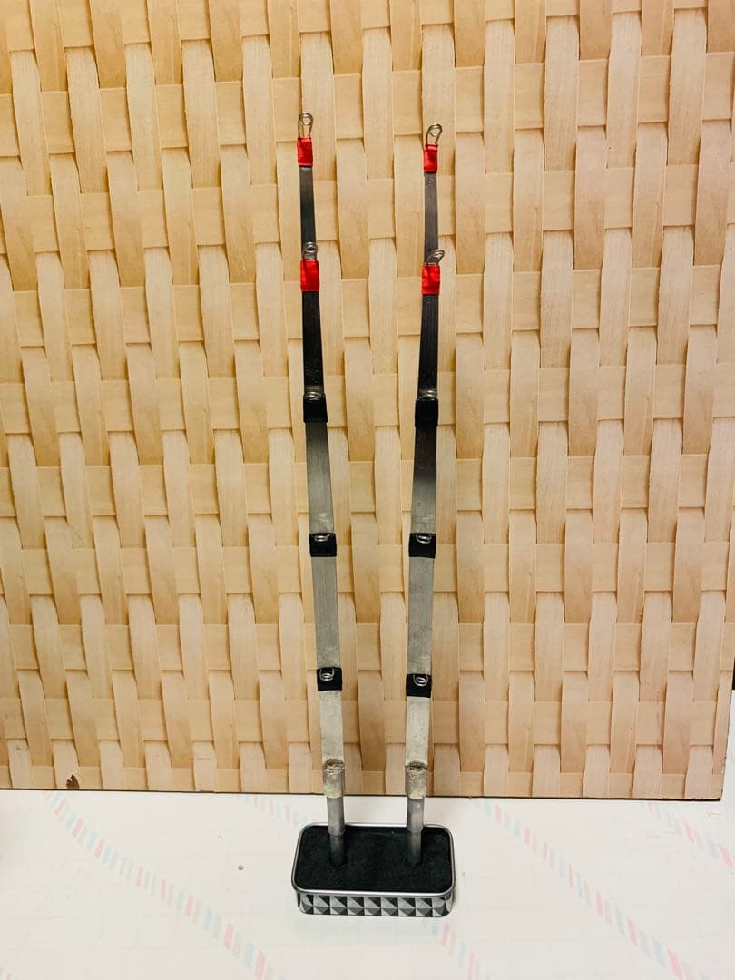 ワカサギ釣り　ステンレス穂先　 ２本　全長約 255ミリ