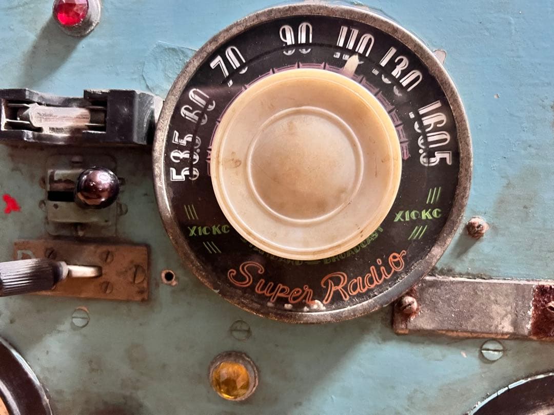 【私設博物館放出品】旧日本軍 航空無線電源装置昭和15年製 真空管内蔵 送料無料