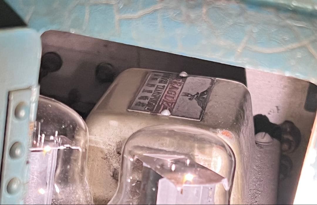 【私設博物館放出品】旧日本軍 航空無線電源装置昭和15年製 真空管内蔵 送料無料