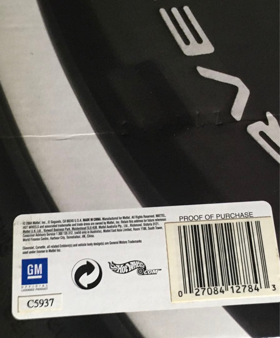 Hotwheels ホットウィール　コルベット　C6 1/12