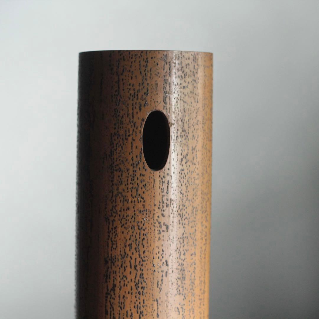 虎斑竹 斑竹 掛け花入 古道具 アンティーク 花器