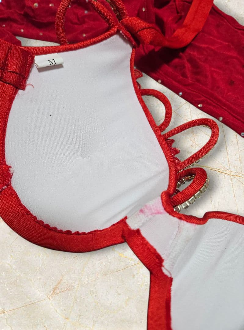 ベリーダンスコスチューム フルセット(補修パーツ付き)