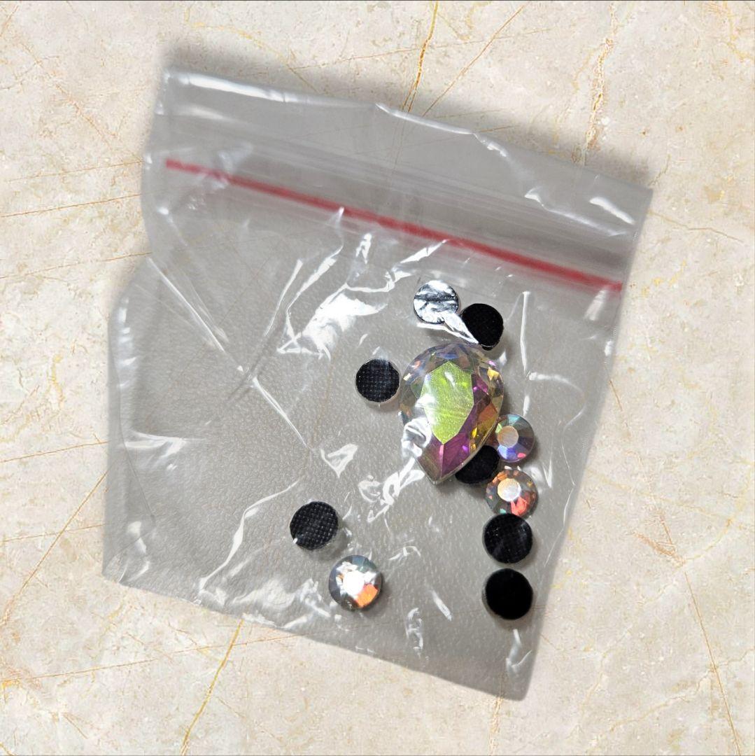 ベリーダンスコスチューム フルセット(補修パーツ付き)