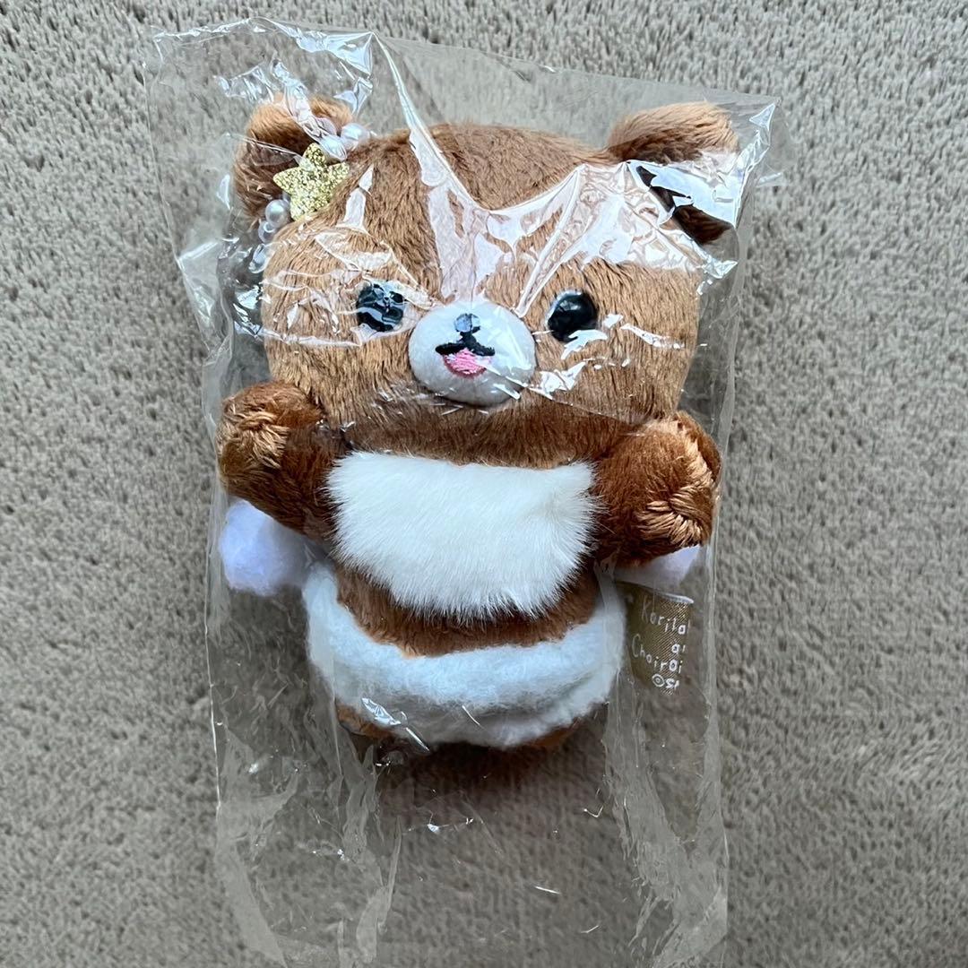 コリコグのふんわり天使テーマ チャイロイコグマ ぶらさげ天使ぬいぐるみ