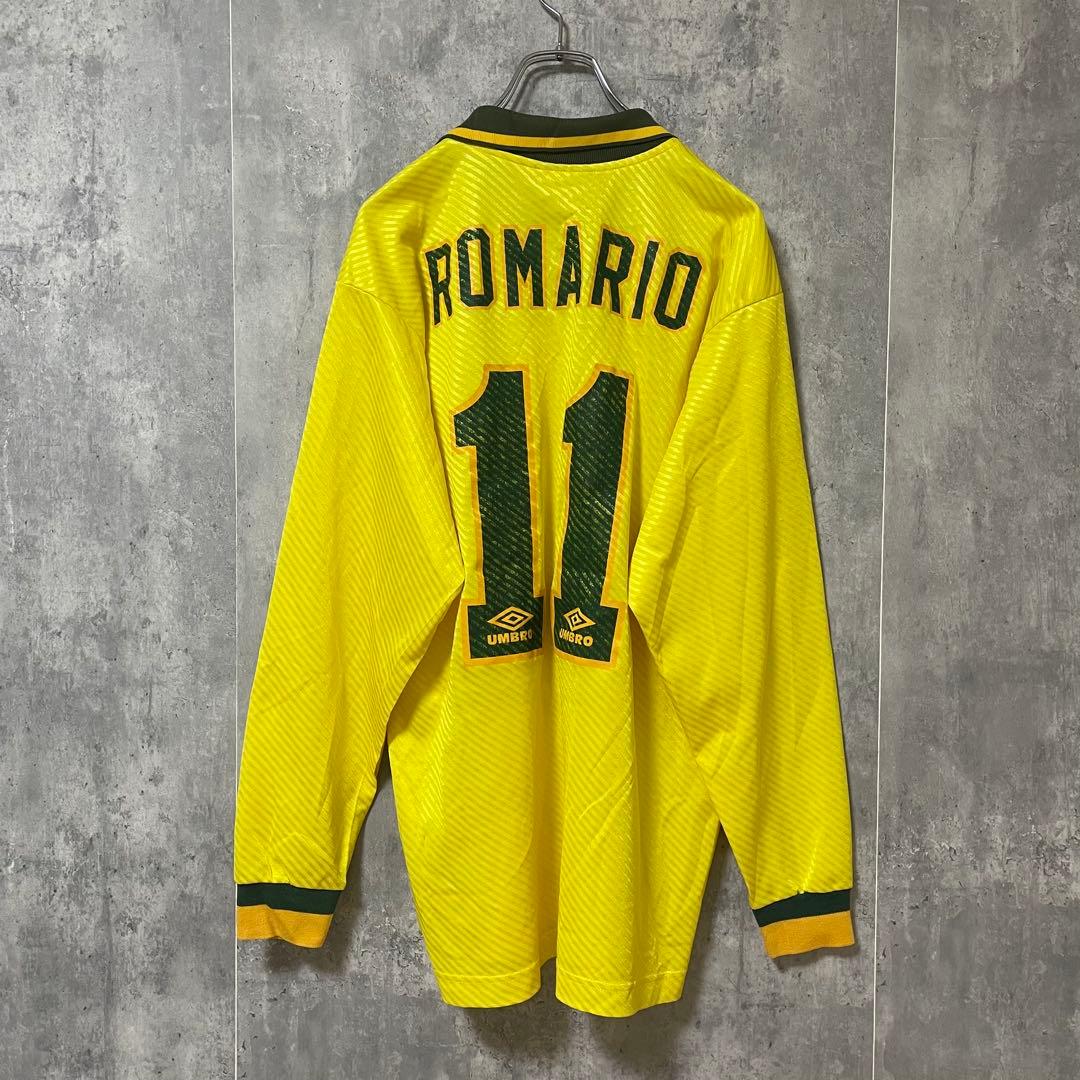 【UMBRO/アンブロ】 90s ブラジル代表 ロマーリオ #11 ユニフォーム