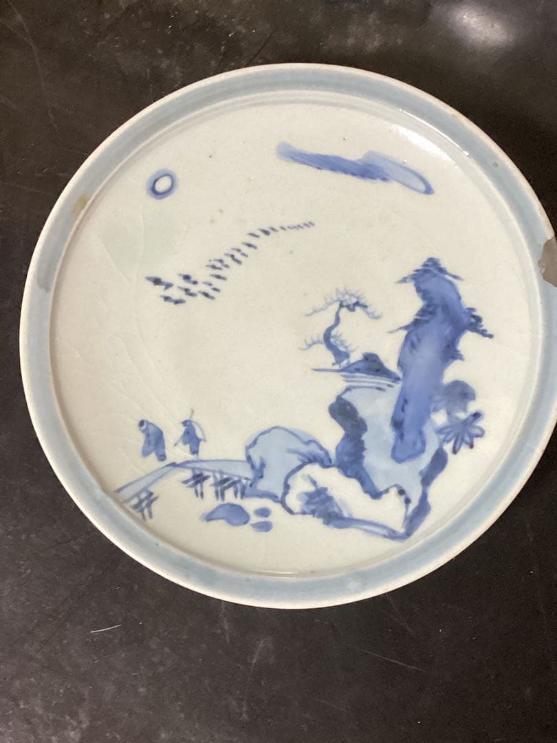 初期伊万里　江戸期古美術骨董品　幅約20cm