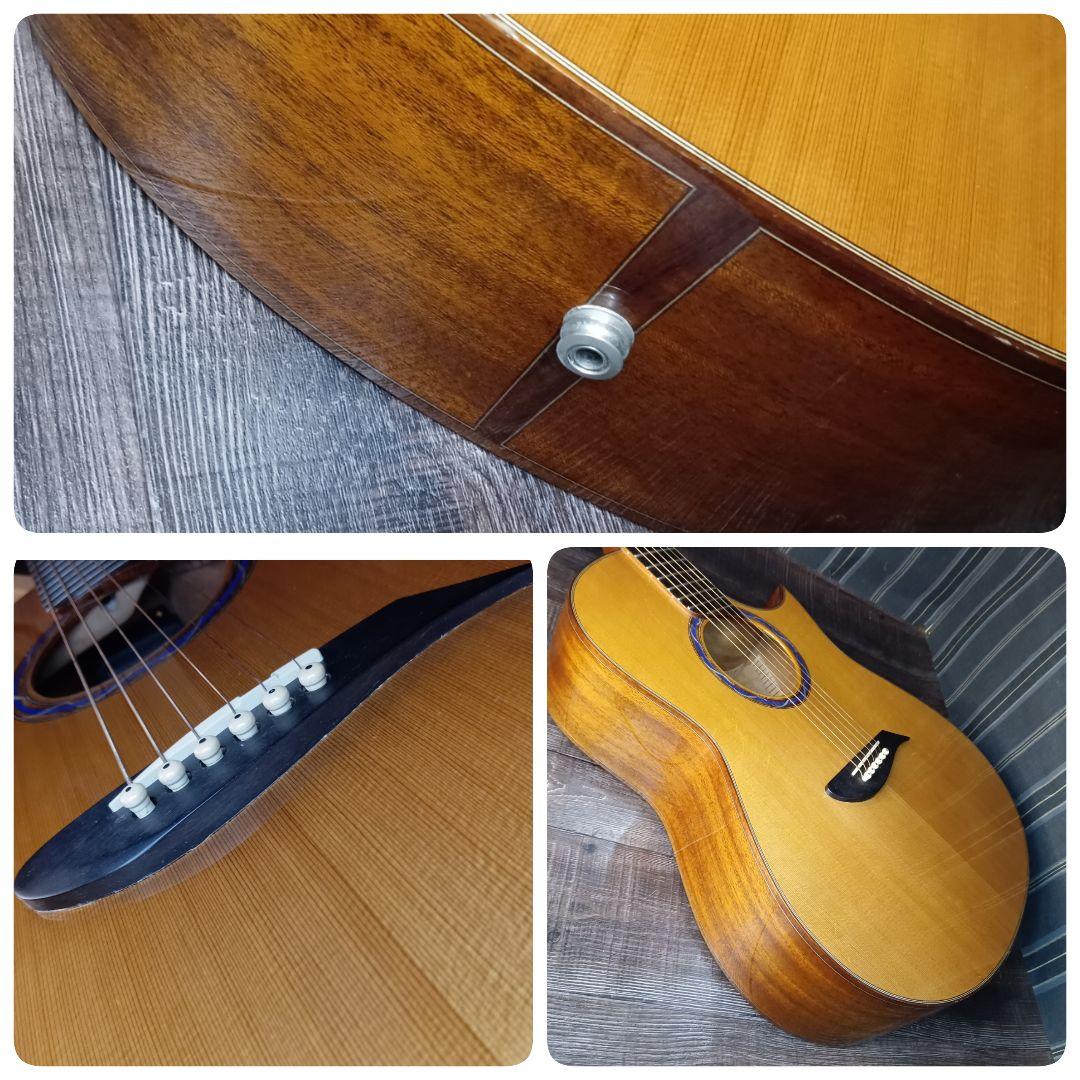 極美品 単板 エレアコ MORRIS S-96 エレキアコースティックギター