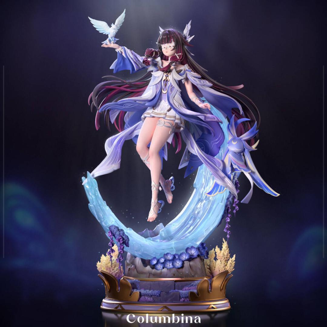 1/7　未塗装 未組立　フィギュア　ガレージキット　原神　コロンビーナ