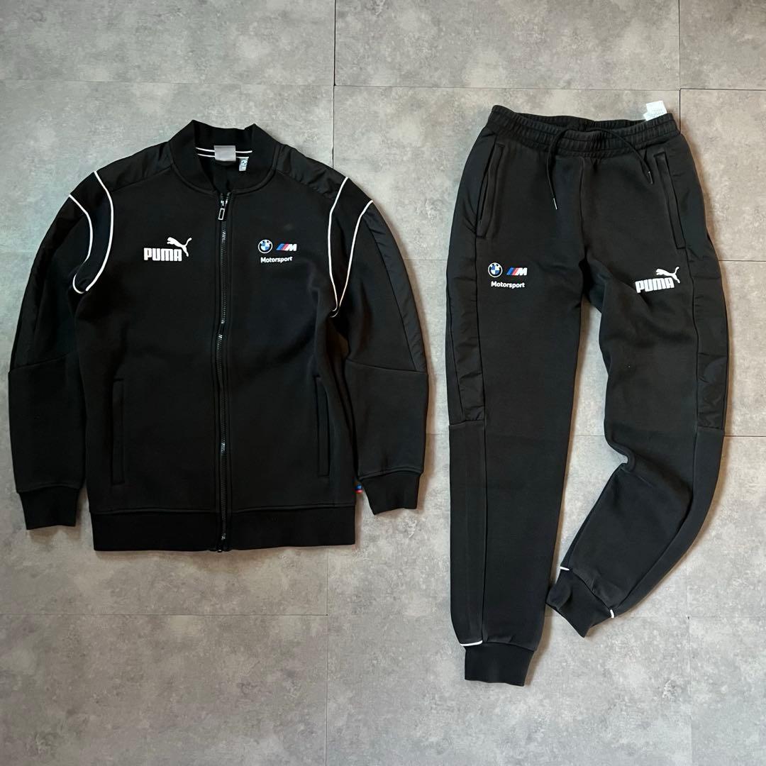 【大人気‼️】PUMA× ジャージ セットアップ　黒